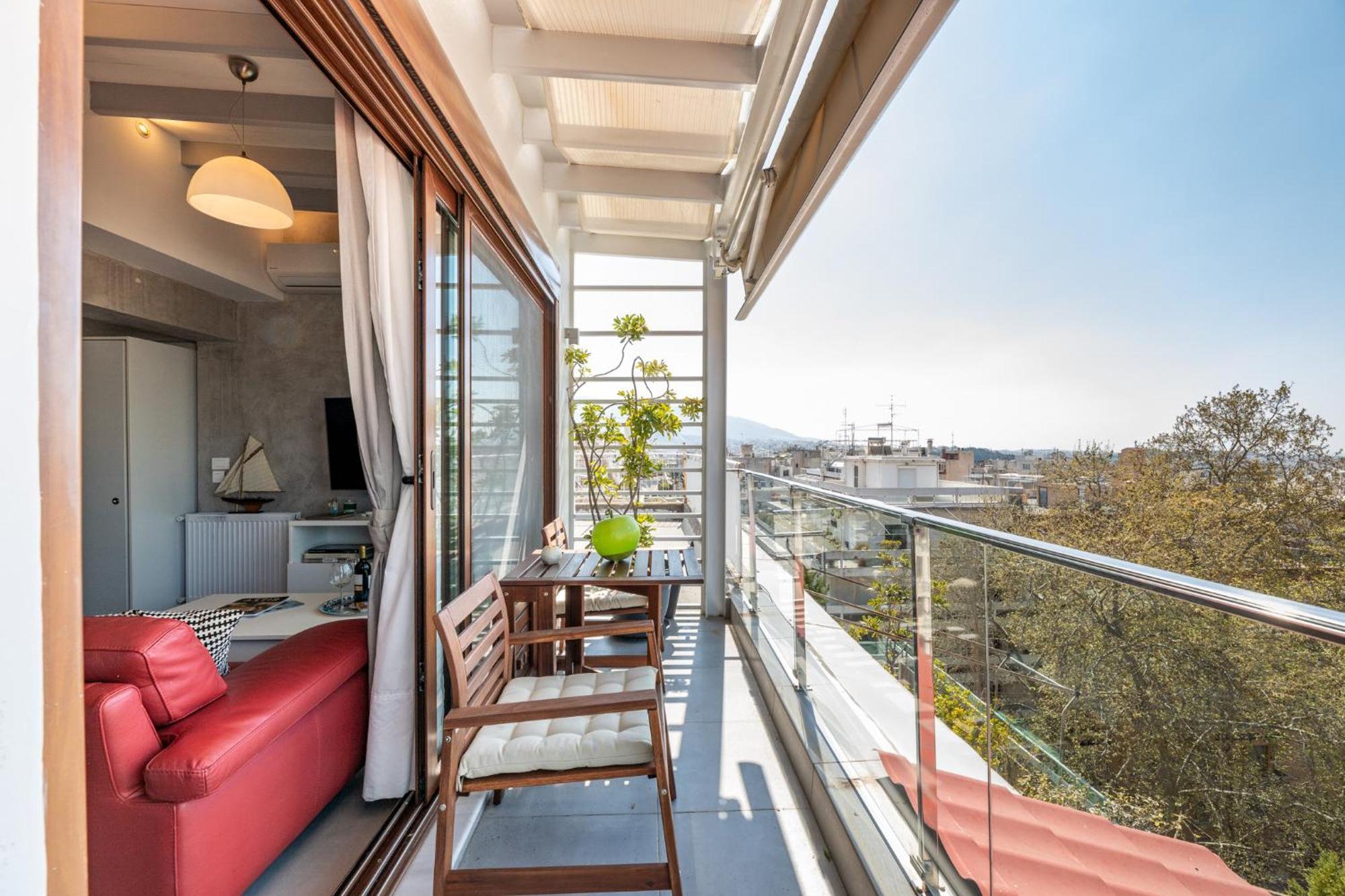 Top Kolonaki Studio+Terrace Stunning Acropolis Views Athen Exterior foto