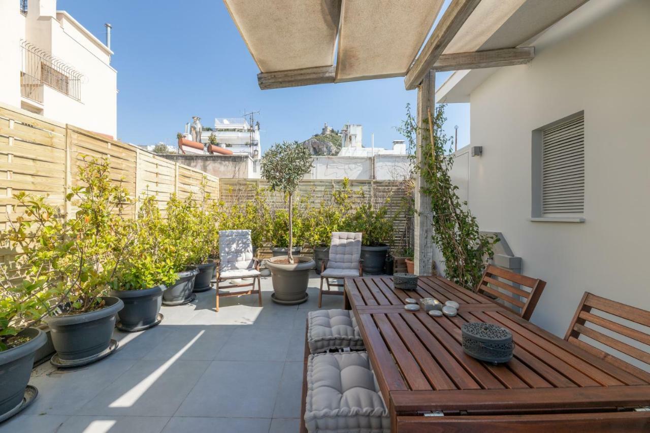 Top Kolonaki Studio+Terrace Stunning Acropolis Views Athen Exterior foto