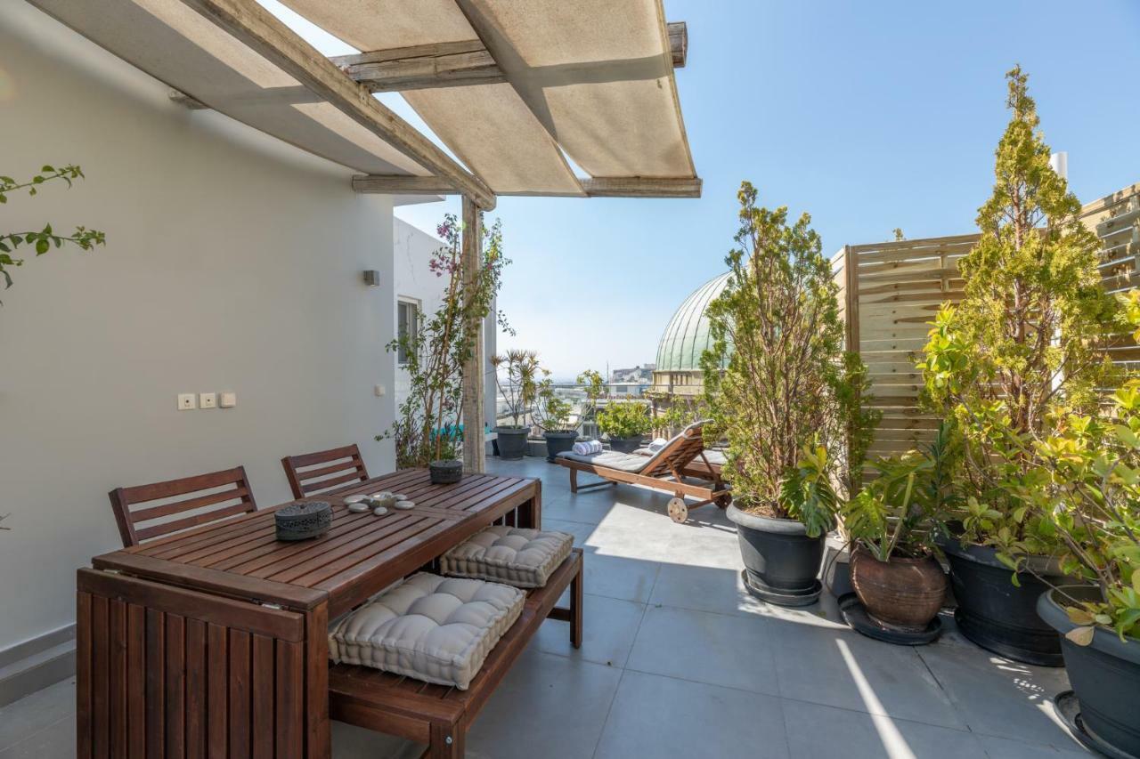 Top Kolonaki Studio+Terrace Stunning Acropolis Views Athen Exterior foto