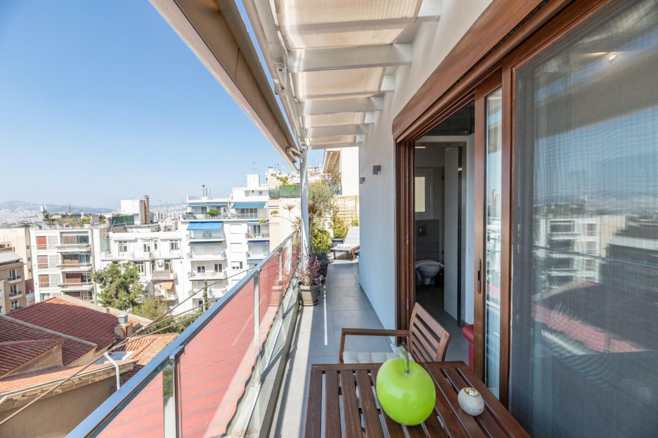 Top Kolonaki Studio+Terrace Stunning Acropolis Views Athen Exterior foto
