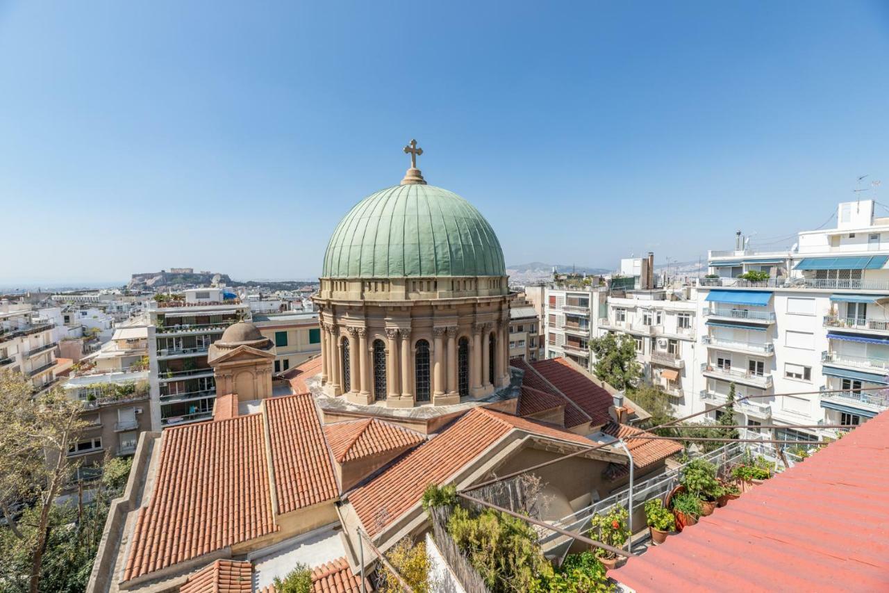 Top Kolonaki Studio+Terrace Stunning Acropolis Views Athen Exterior foto